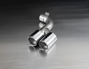 BMW 3 Series Performance Exhaust - Remus - 76mm Rolled Edge - Chromed - `12-`27